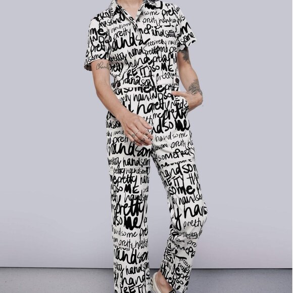 Wildfang Essential High Waisted Coverall - White - Picture 6 of 6